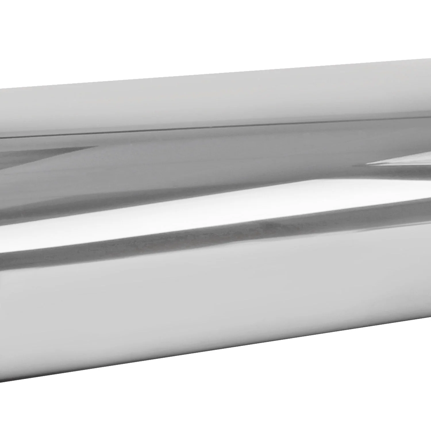 Universal 2.5" Inlet Stainless Steel Exhaust Muffler w/ Oval Tip - Image 6