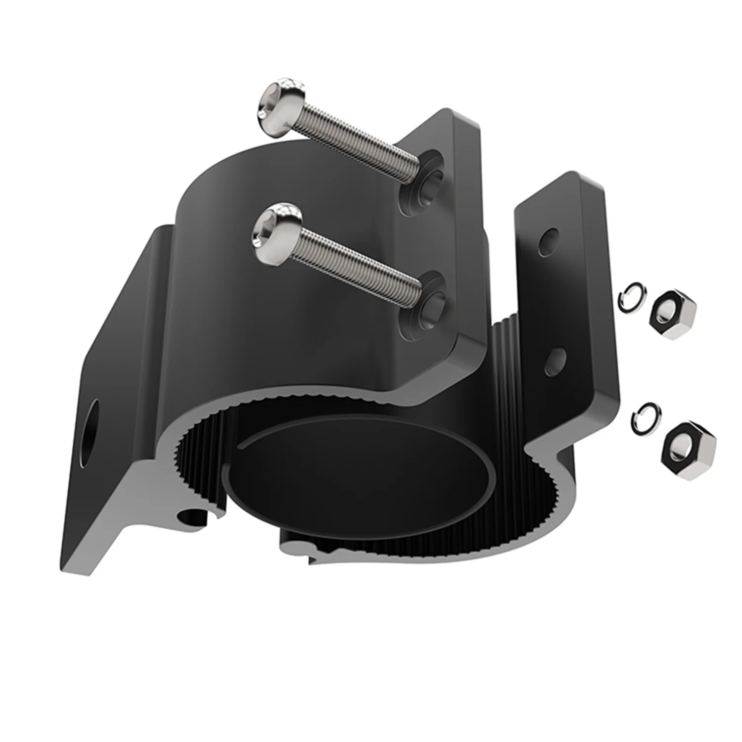 Universal 2" Aluminum Light Mounting Brackets Black - Image 8