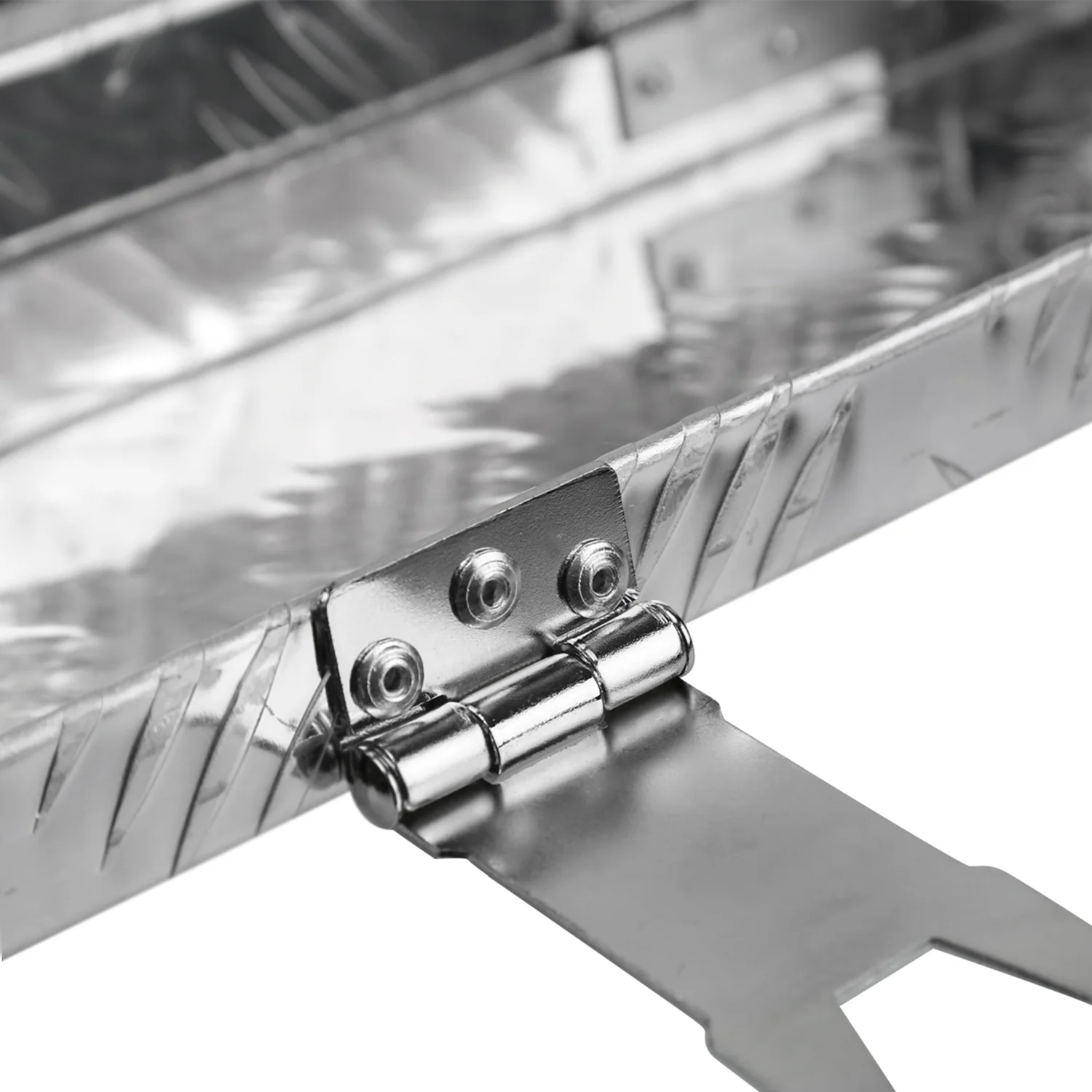 Universal 20" Heavy Duty Silver Aluminum Tool Box w/ Lock & Keys - Image 7