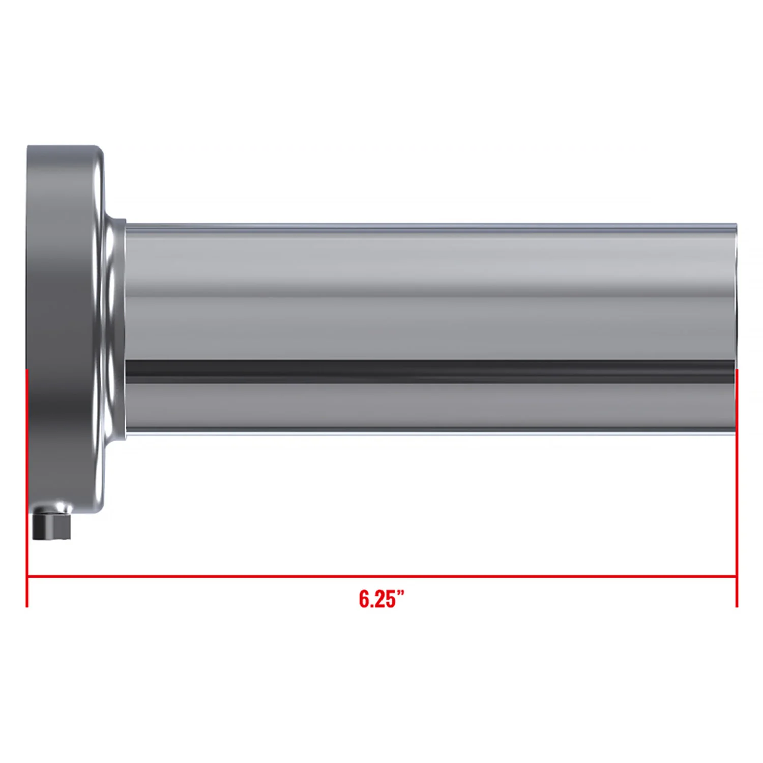 Universal 3.5" Inlet Stainless Steel Muffler Silencer - Image 4