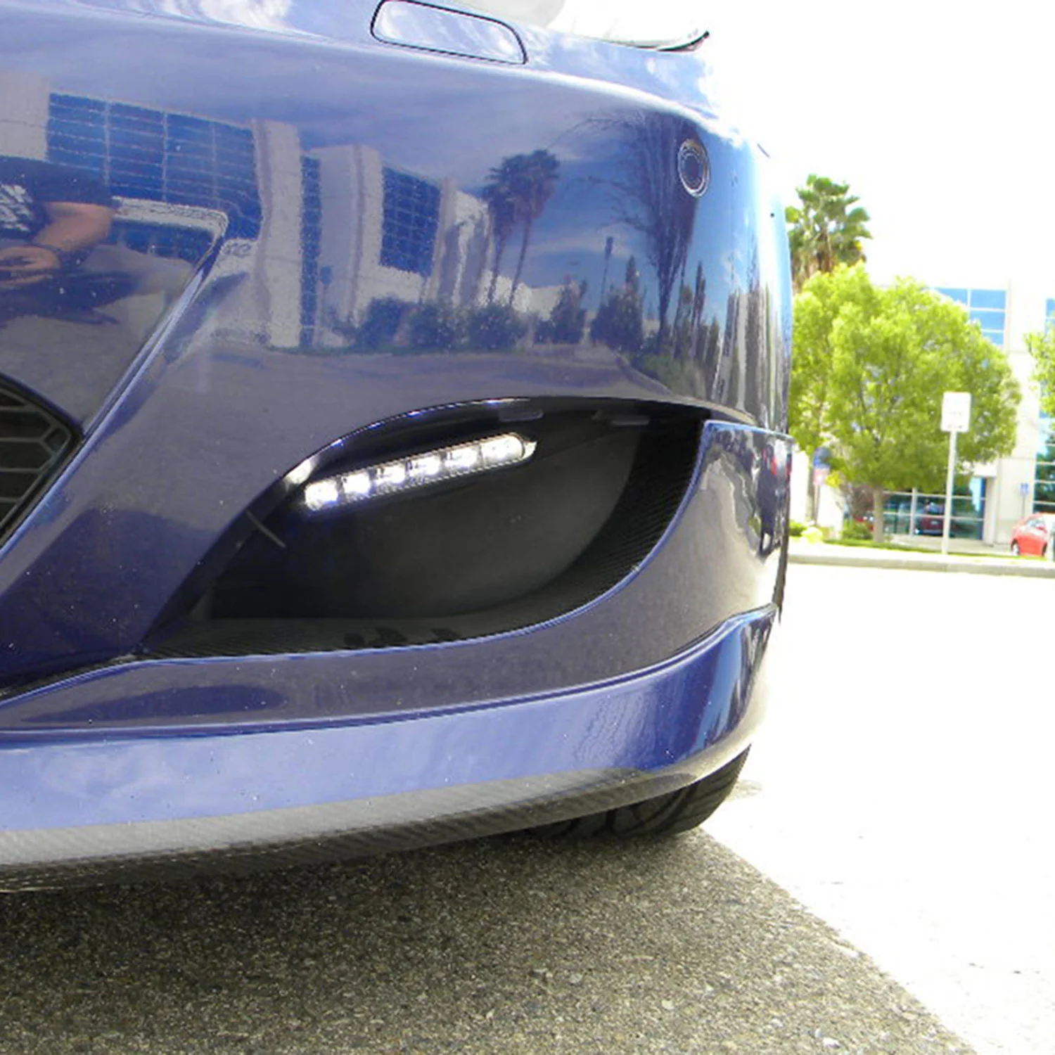 Universal 3W Clear Lens 6 LED Daytime Running Lights - Image 9
