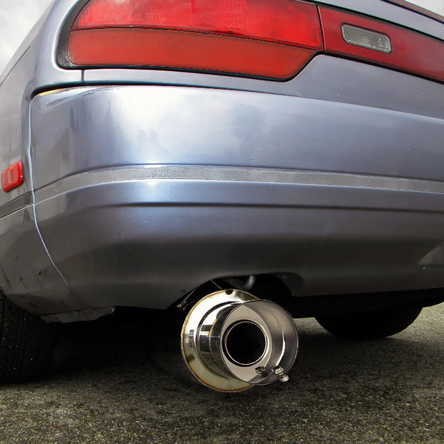 Universal 4.5" Inlet Stainless Steel Muffler Silencer - Image 10