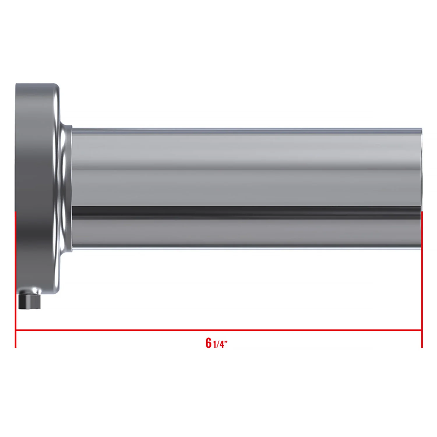 Universal 4.5" Inlet Stainless Steel Muffler Silencer - Image 4