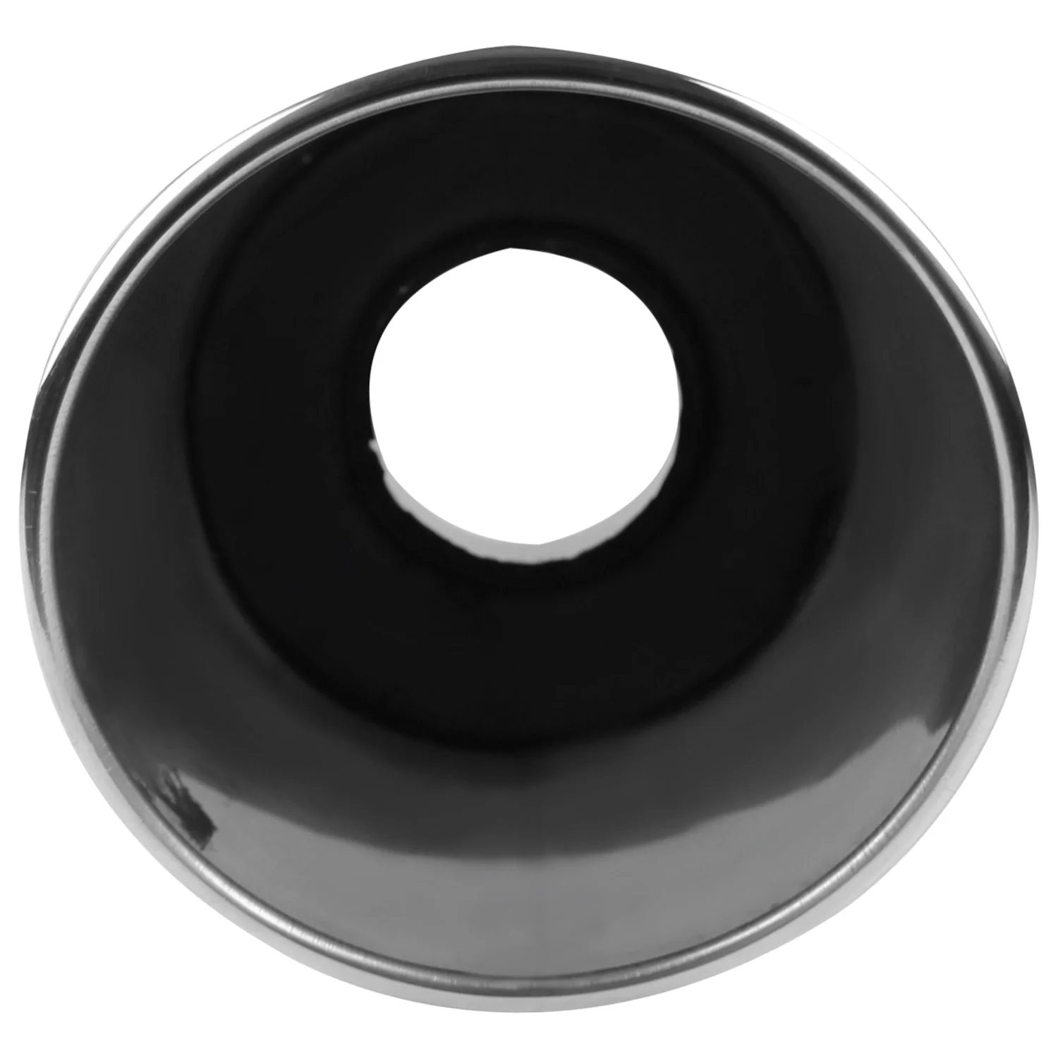 Universal 4" Inlet/8" Outlet Chrome Stainless Steel Bolt-On Angled Exhaust Tip - Image 3