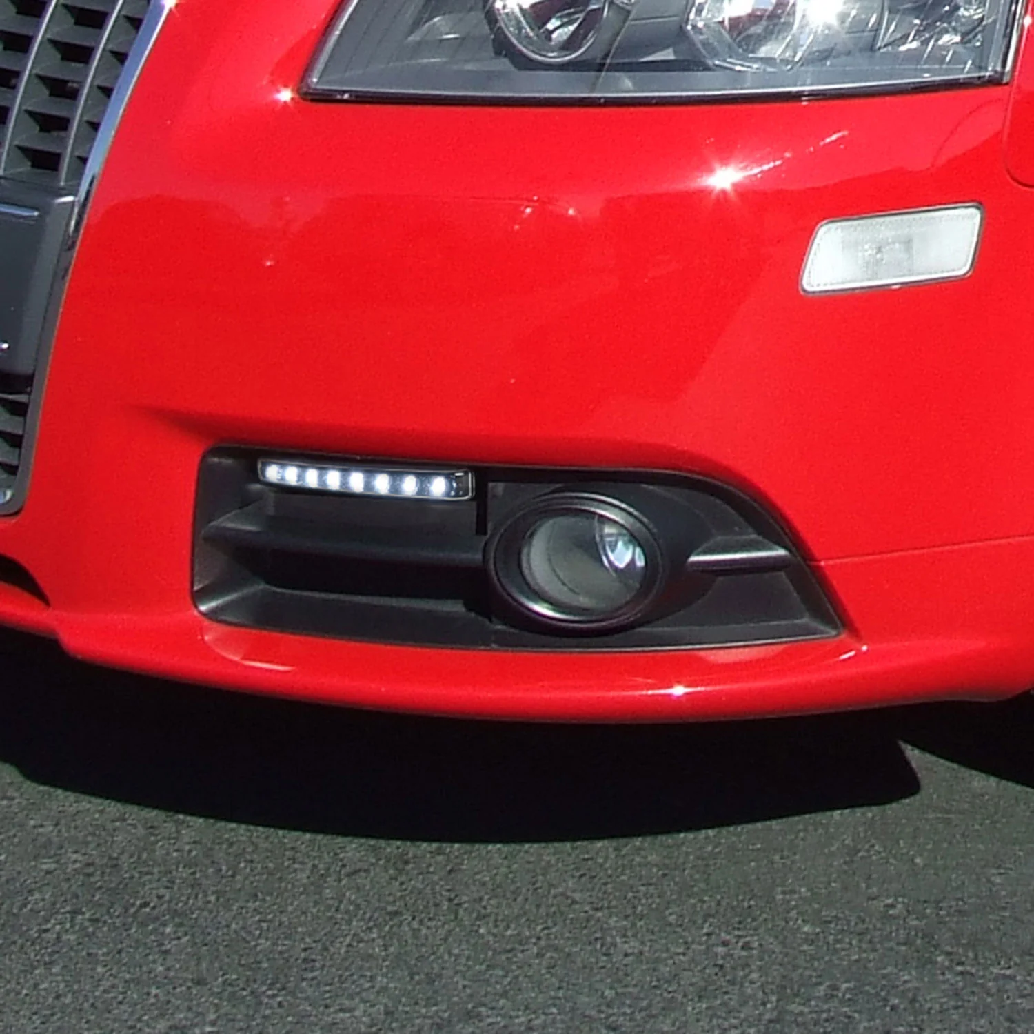 Universal 4W 8 LED 6000K Daytime Running Lights Matte Black Housing/Clear Lens - Image 10