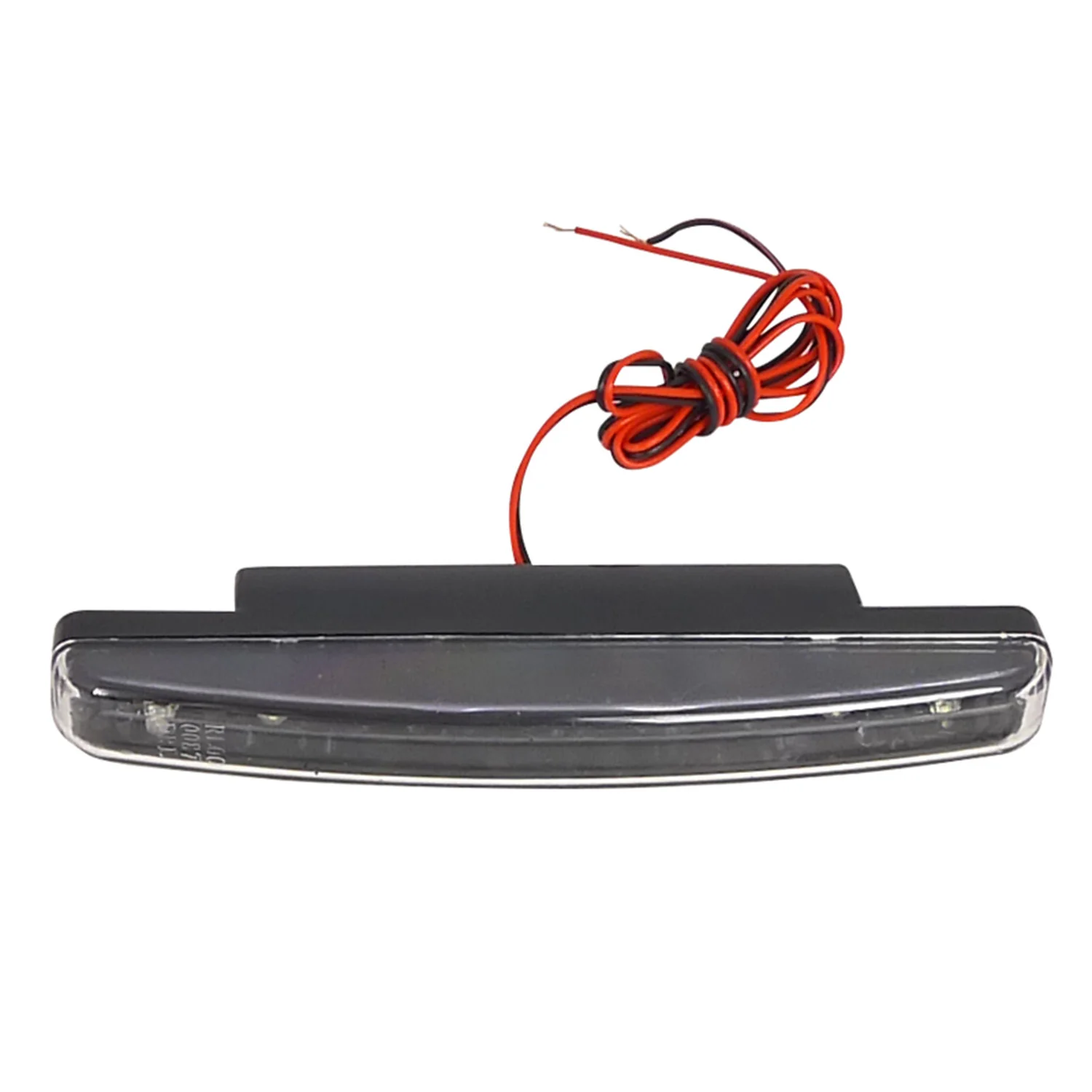 Universal 4W 8 LED 6000K Daytime Running Lights Matte Black Housing/Clear Lens - Image 5