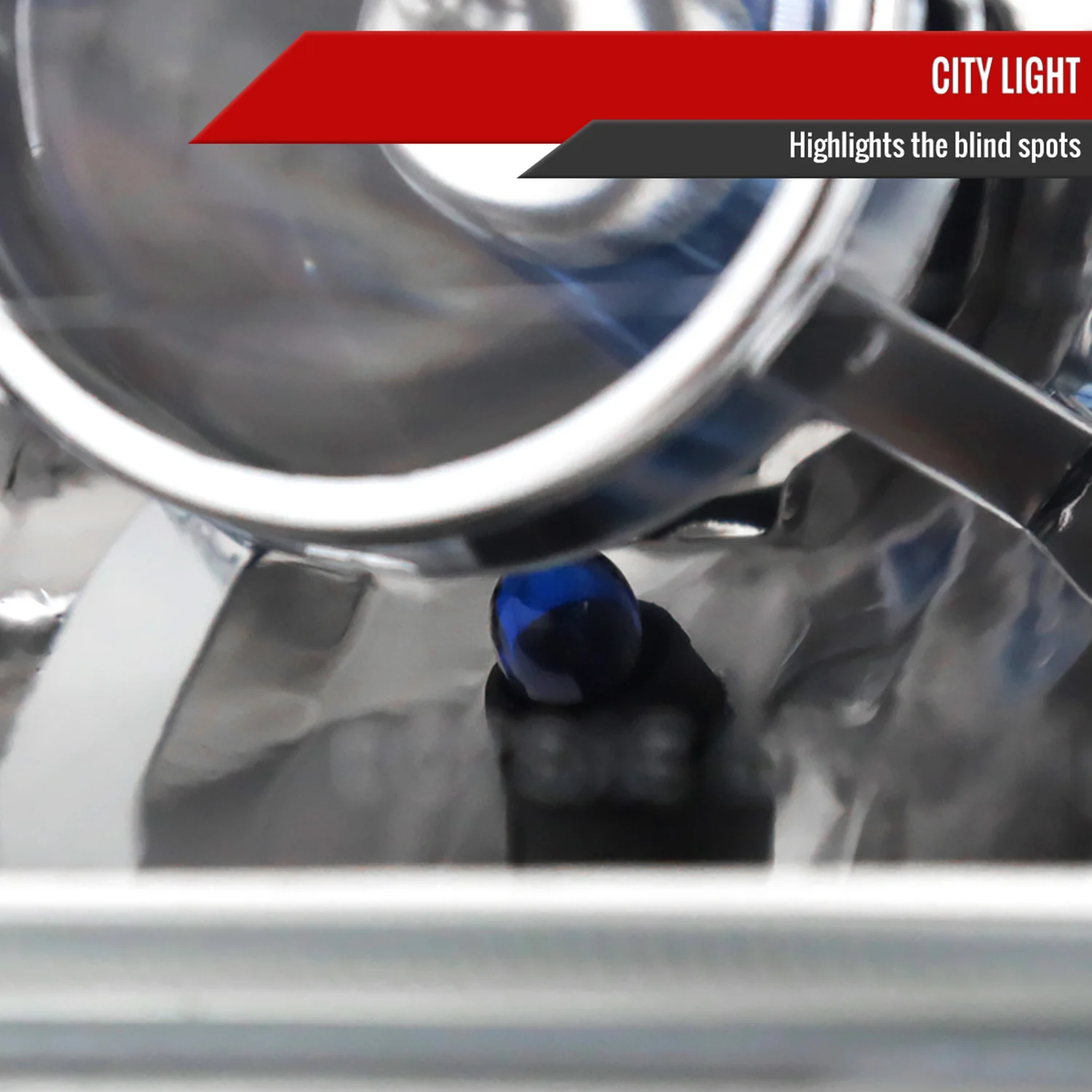 Universal 7"x6" H4 Projector Headlights Chrome Housing/Clear Lens - Image 5
