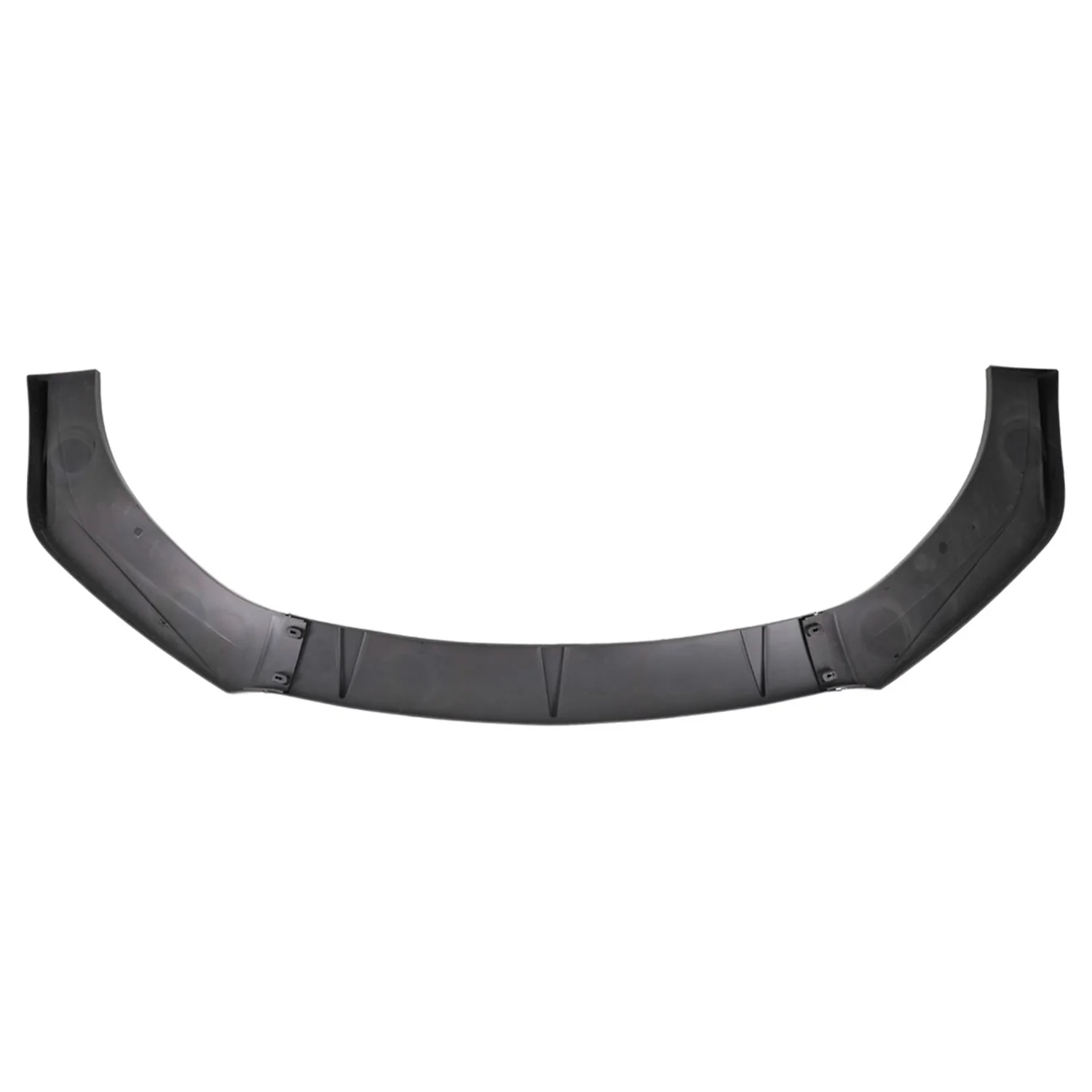 Universal Glossy Black/Red Trim Polypropylene 3Pcs Bumper Lip Spoiler Set - Image 6