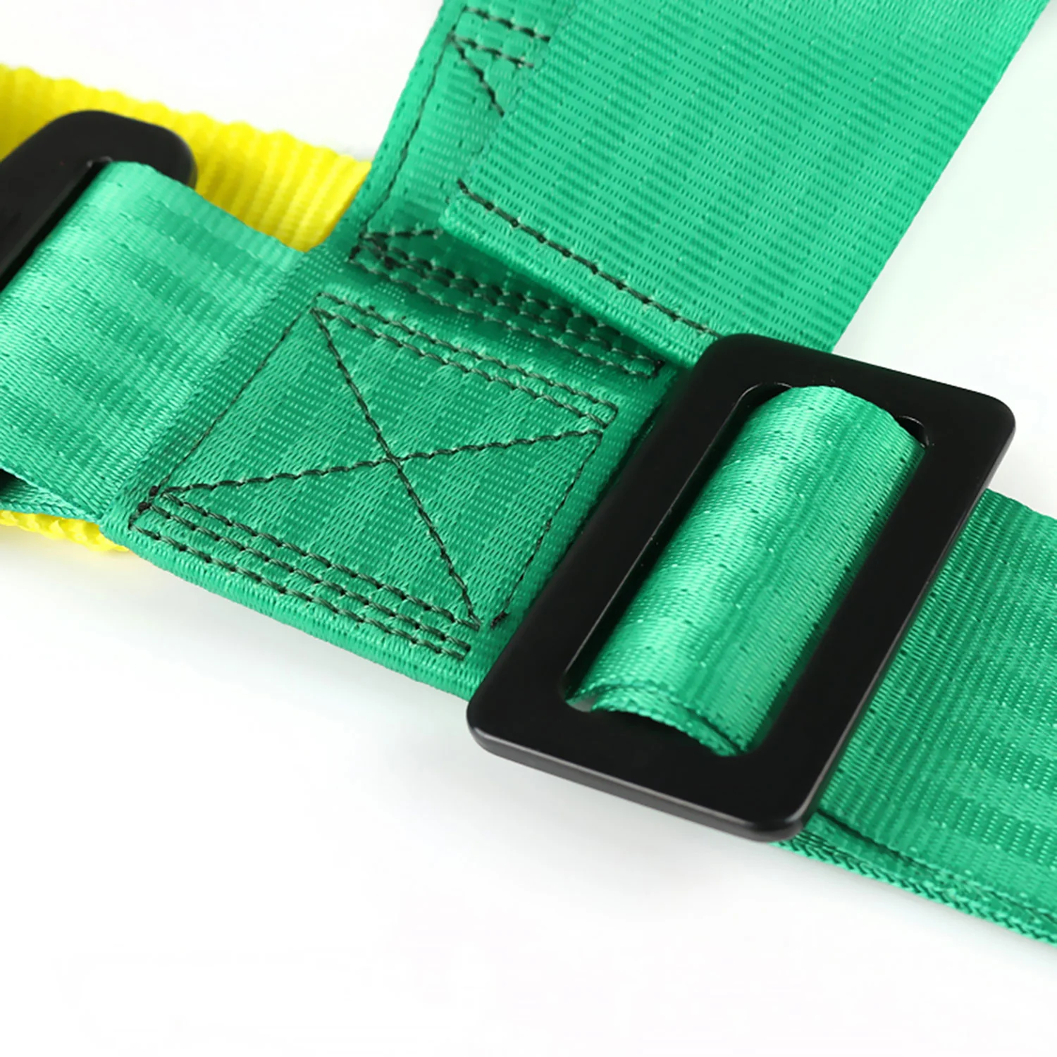 Universal Green 4 Point Racing Seat Belt Buckle Safety Harness - Image 5