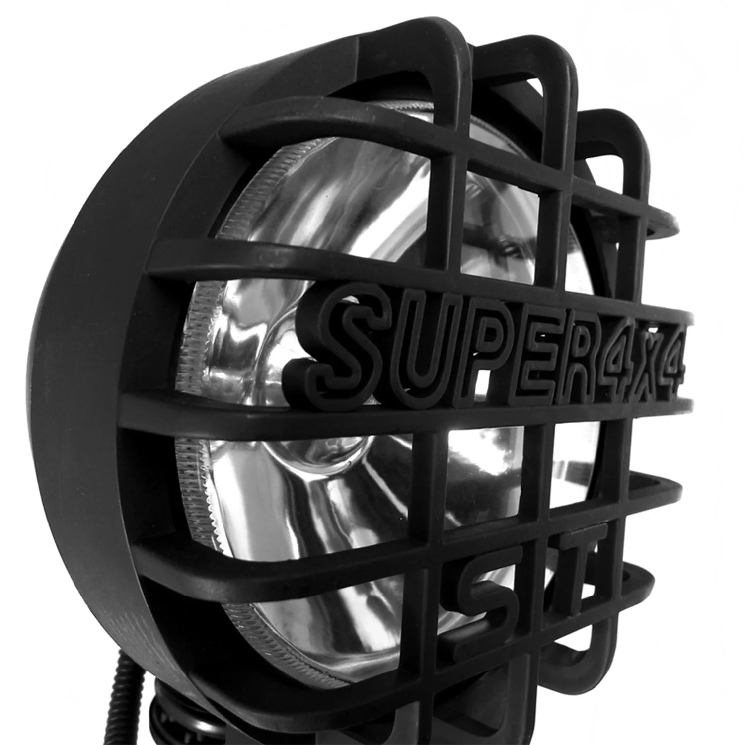 Universal Off Road 6" H3 Black Round Fog Lights w/ Mesh Guard - 2PC - Image 5