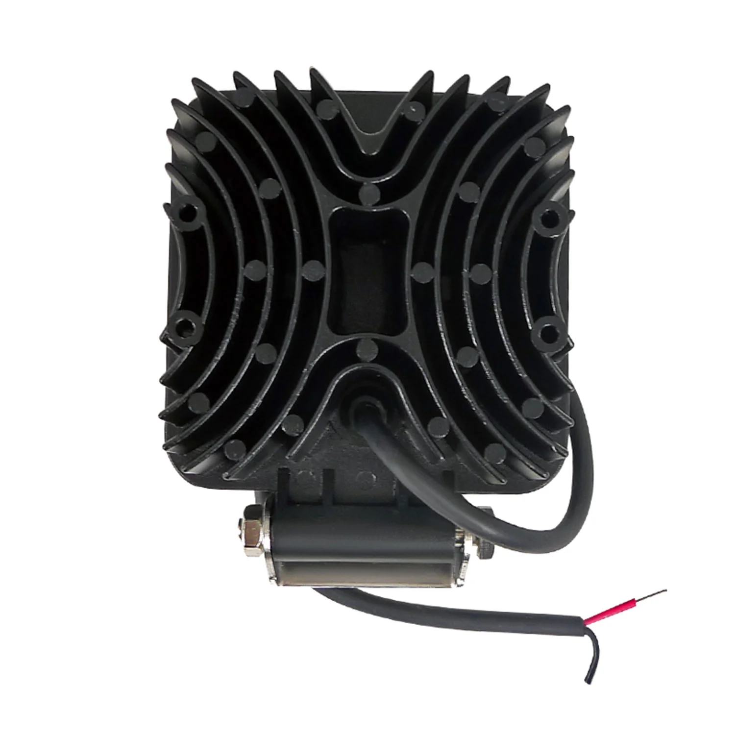 Universal Off Road 6000K Flood Beam 27W 9-LED Fog Light Black Alu Housing/Glass - Image 2