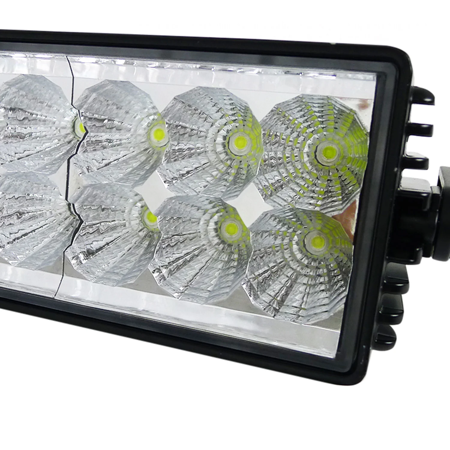 Universal Off Road 6000K Flood Beam 36W 12-LED Fog Light Black Alu Housing/Glass - Image 4