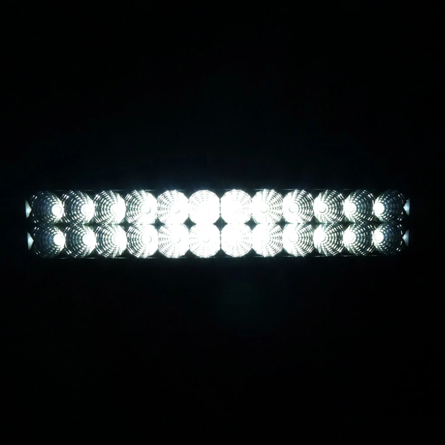 Universal Off Road 6000K Flood Beam 72W 24-LED Fog Light Lamp Bar Alu Housing - Image 2
