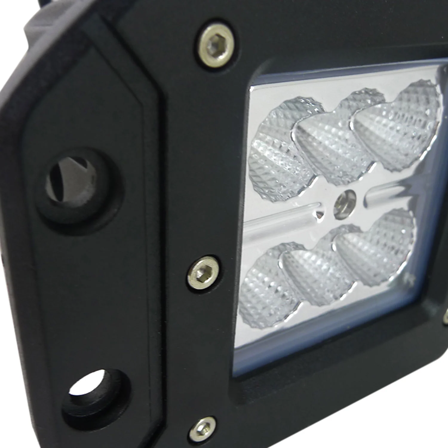 Universal Off Road 6000K Spot Beam 18W 6-LED Cub Fog Light Mounting Bracket - Image 5