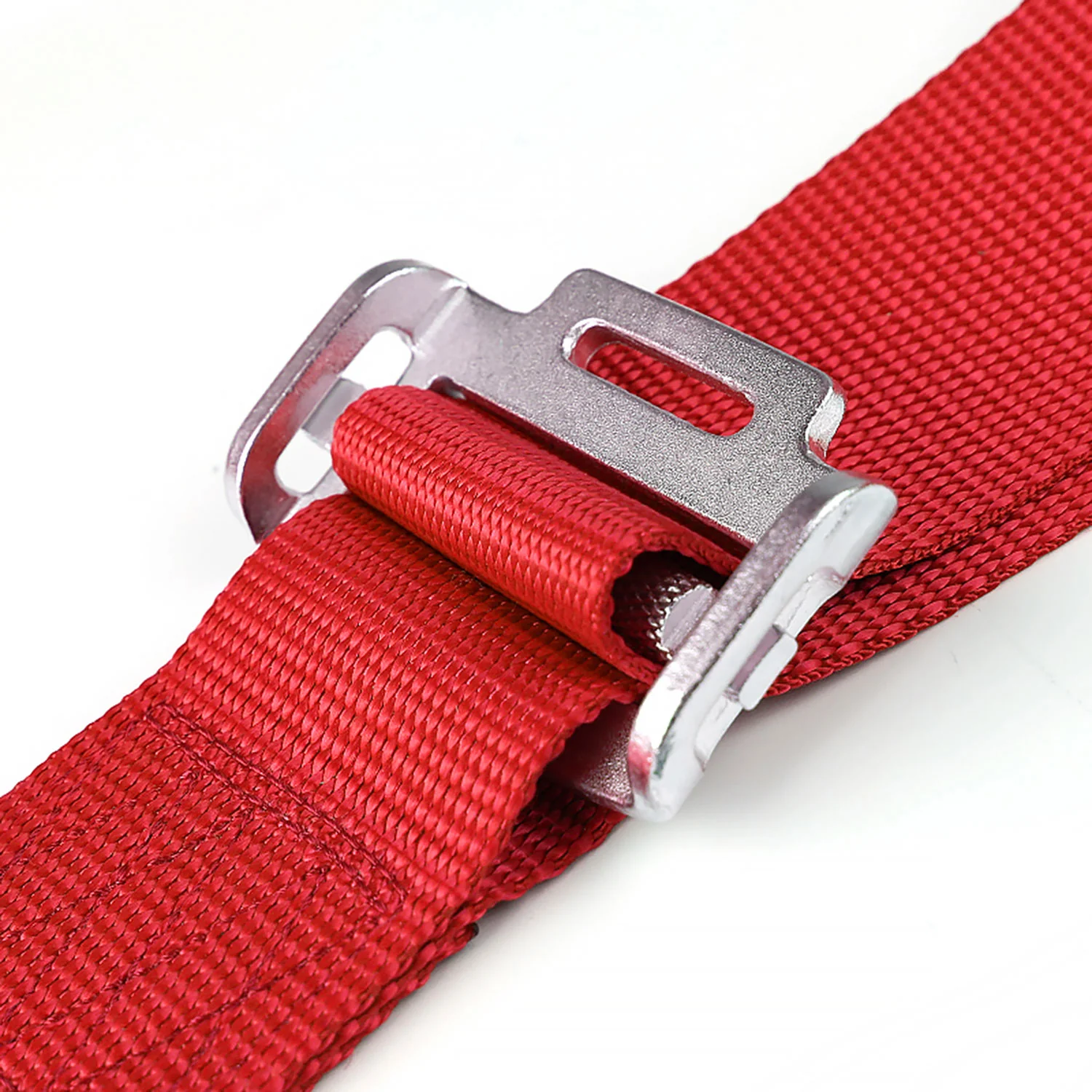 Universal Red 4 Point Quick Release Camlock Racing Seat Belt Safety Harness - Image 5