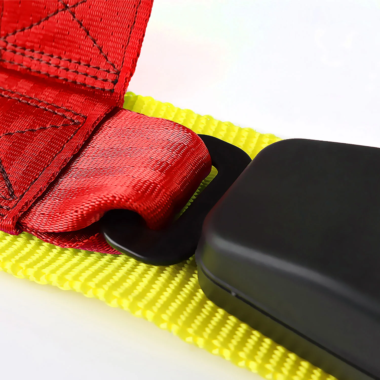 Universal Red 4 Point Racing Seat Belt Buckle Safety Harness - Image 4