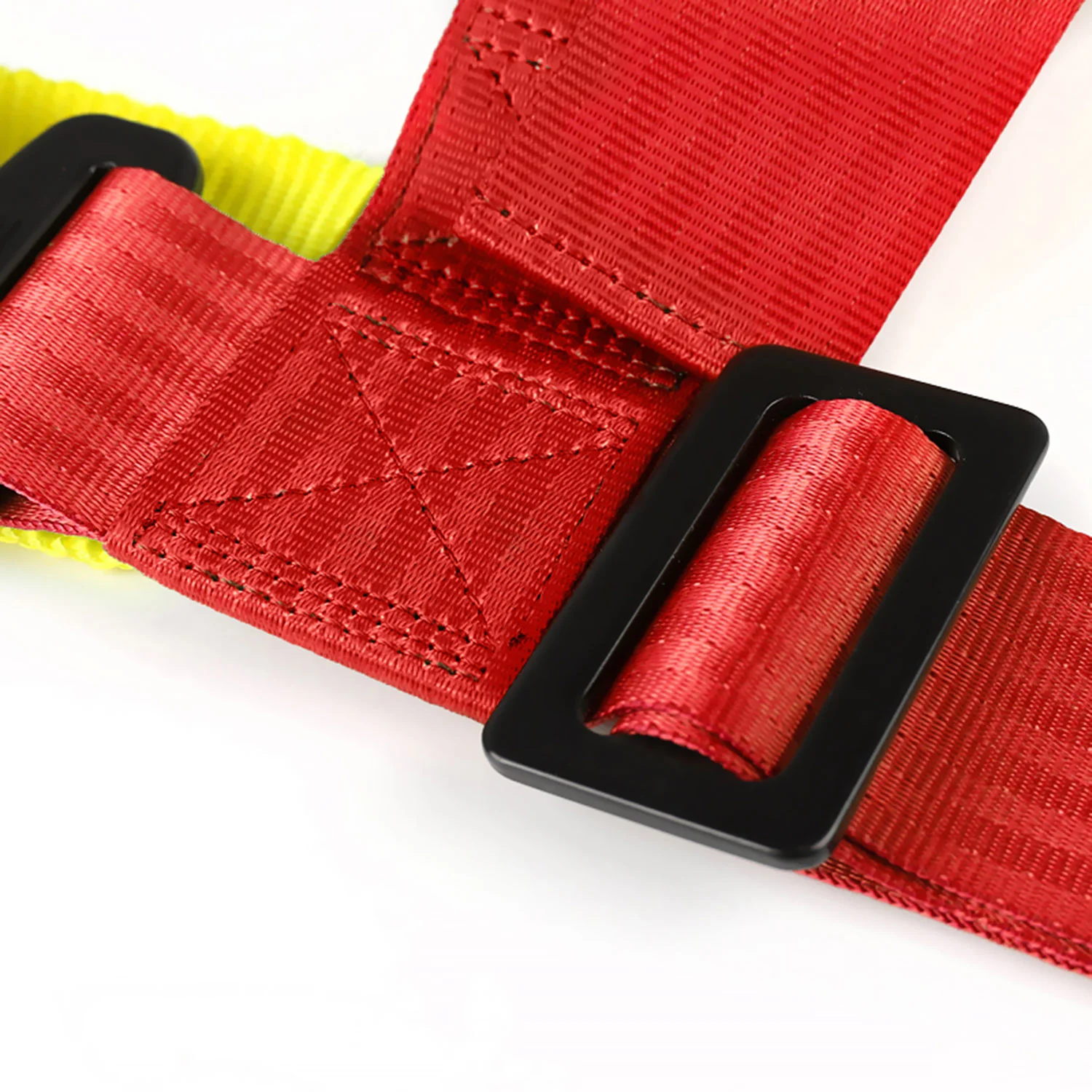 Universal Red 4 Point Racing Seat Belt Buckle Safety Harness - Image 5