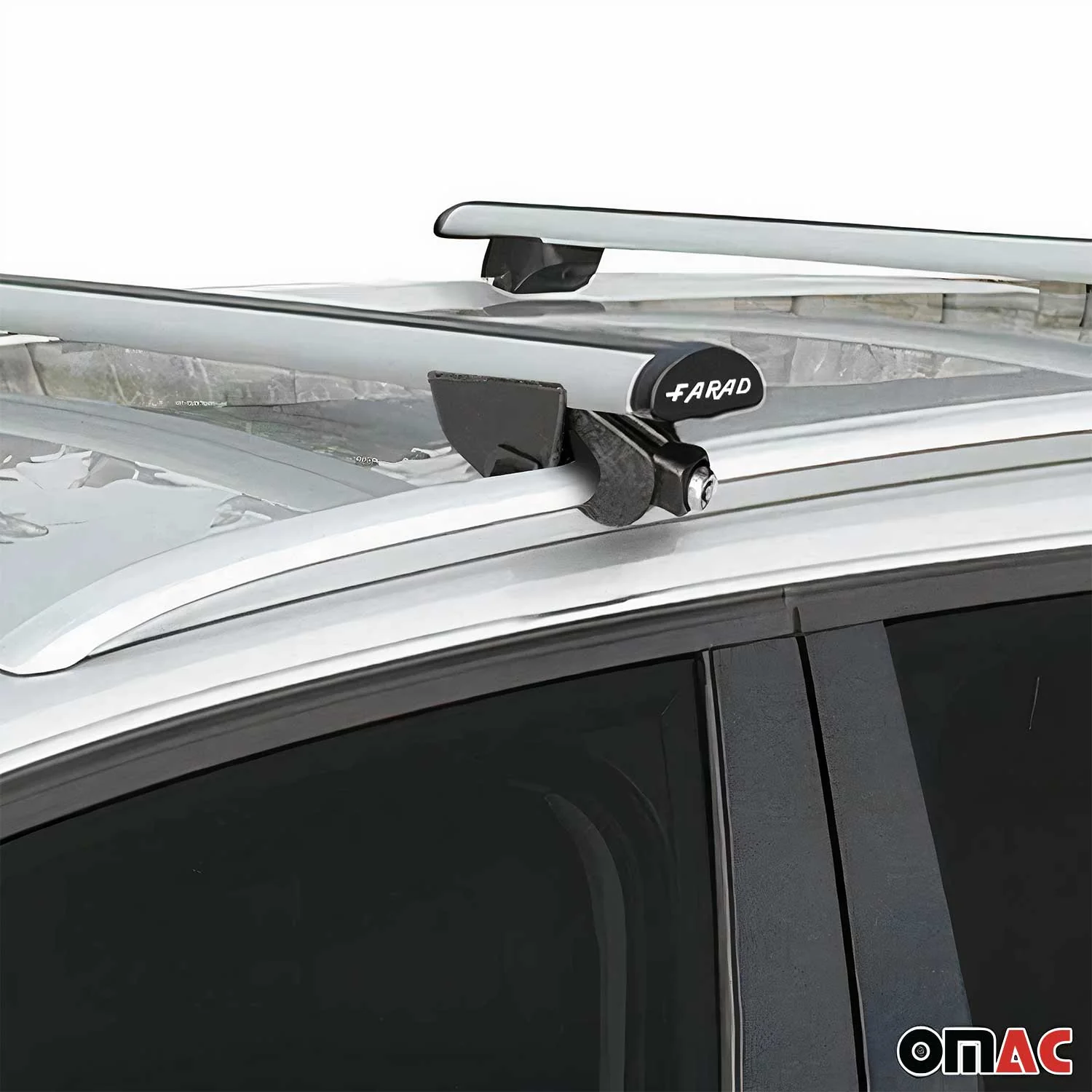 2020-2024 Volvo V60 Cross Country Roof Rack Cross Bars Silver - Image 4