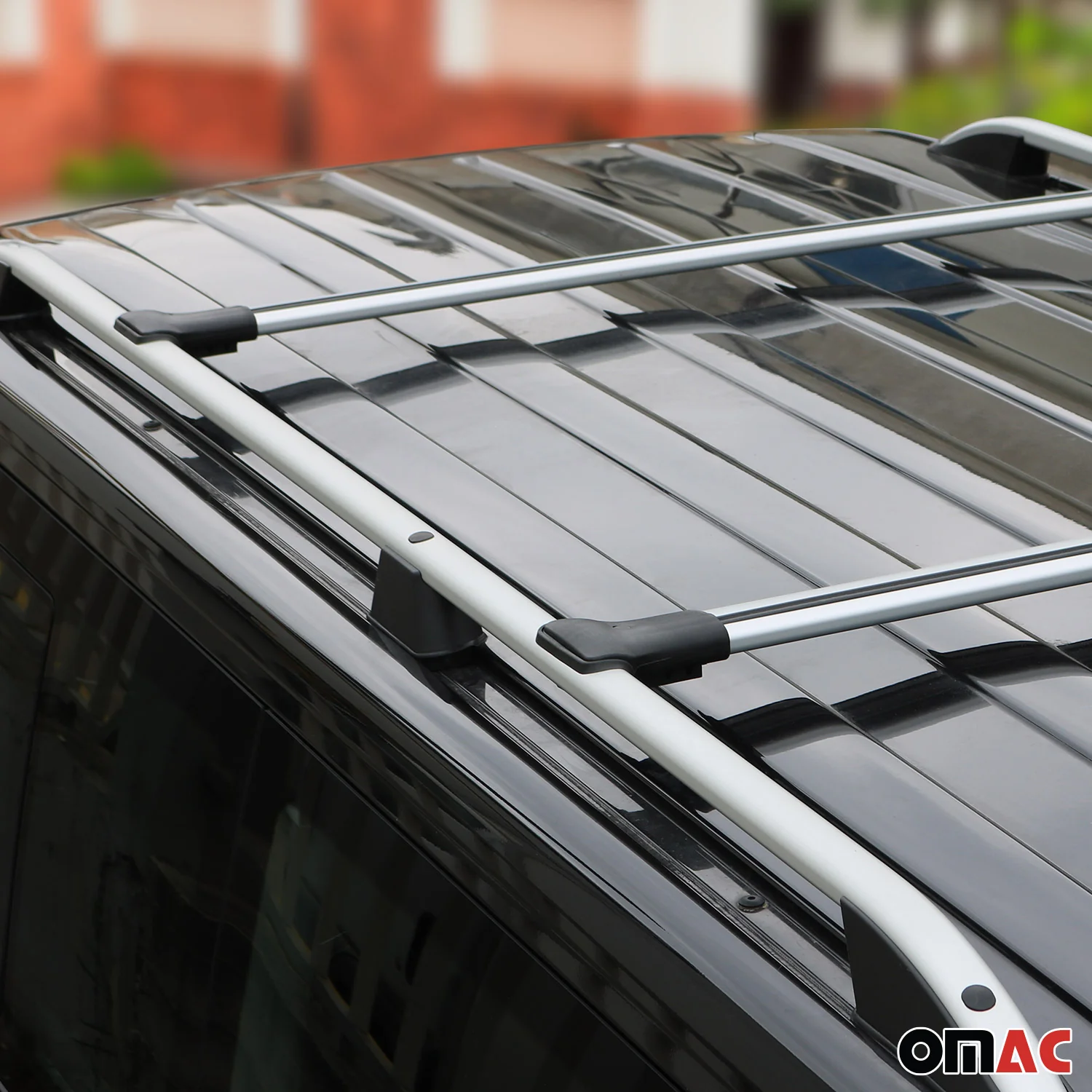 2012-2015 Chevrolet Captiva Sport Roof Rack Cross Bars Silver - Image 12