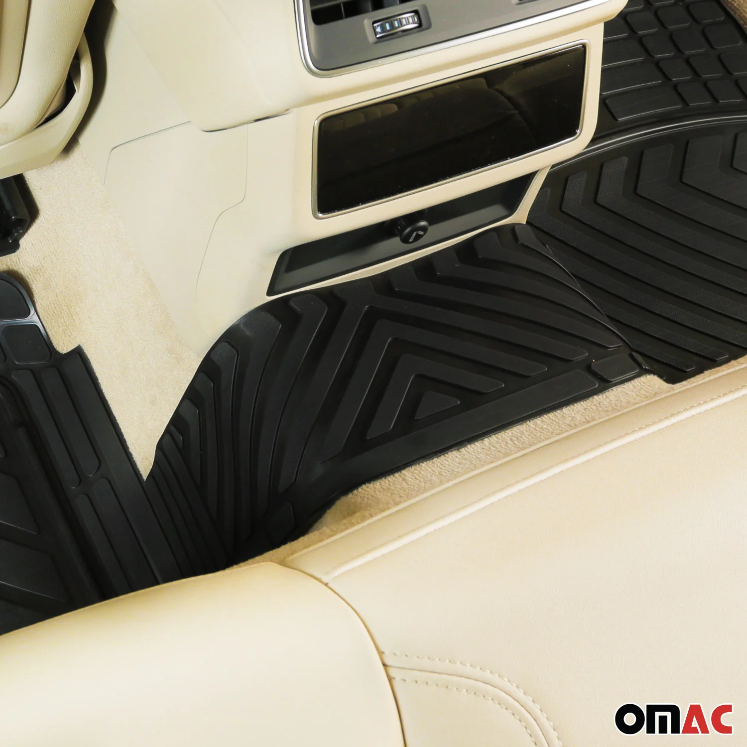 2019-2023 Lincoln MKX Semi-Custom fit Floor Mats Liner All Weather 3D Black Waterproof 4Pcs - Image 5
