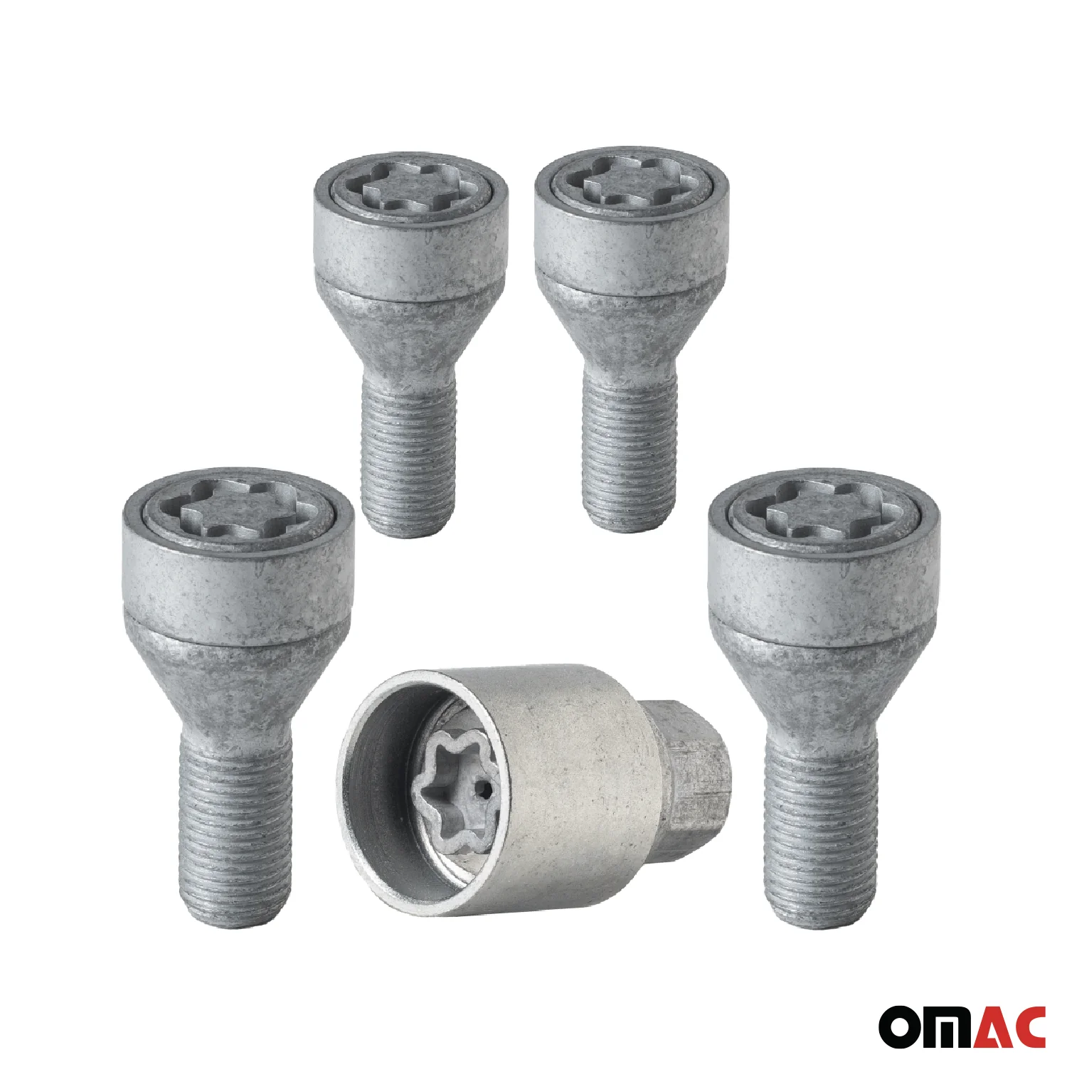 Wheel Lock Kit for BMW XM / 8 Series M14X1,25 Bolt Galvanized Silver 4Locks - Image 9