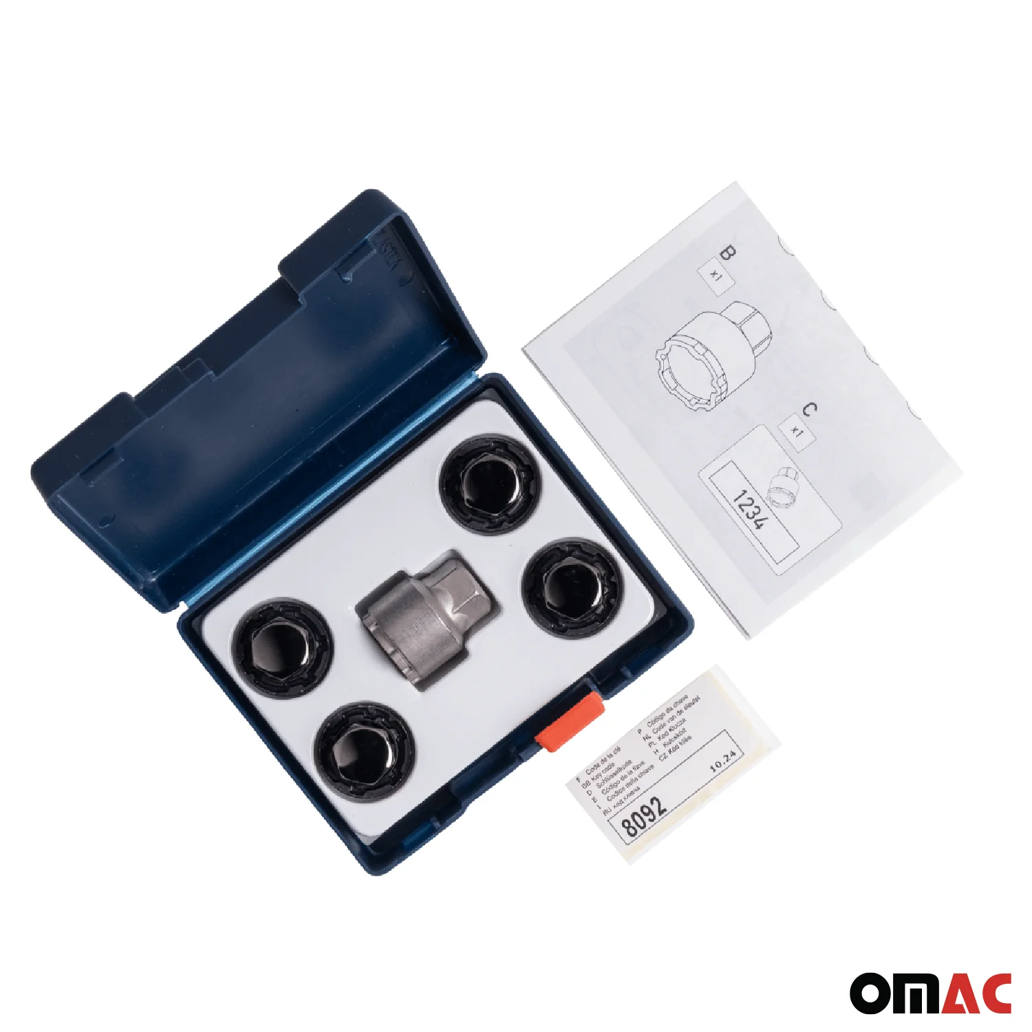 Wheel Lock Kit for Chevrolet Blazer Equinox Silverado EV M14X1,5 Black 4Locks - Image 5