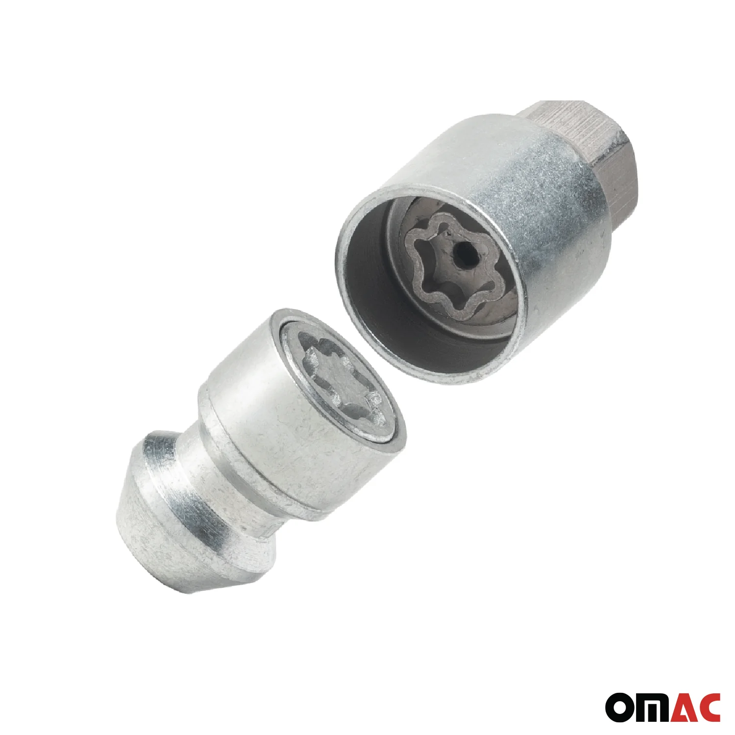 Wheel Lock Kit for Ford Expedition M14X1,5 Nut Galvanized Silver 4Locks & 1Key - Image 8