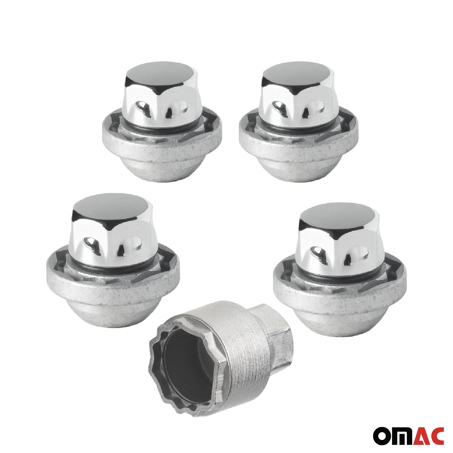Wheel Lock Kit for Honda Civic / Fit M12X1.5 Nut Chromed 4Locks & 1Key - Image 9