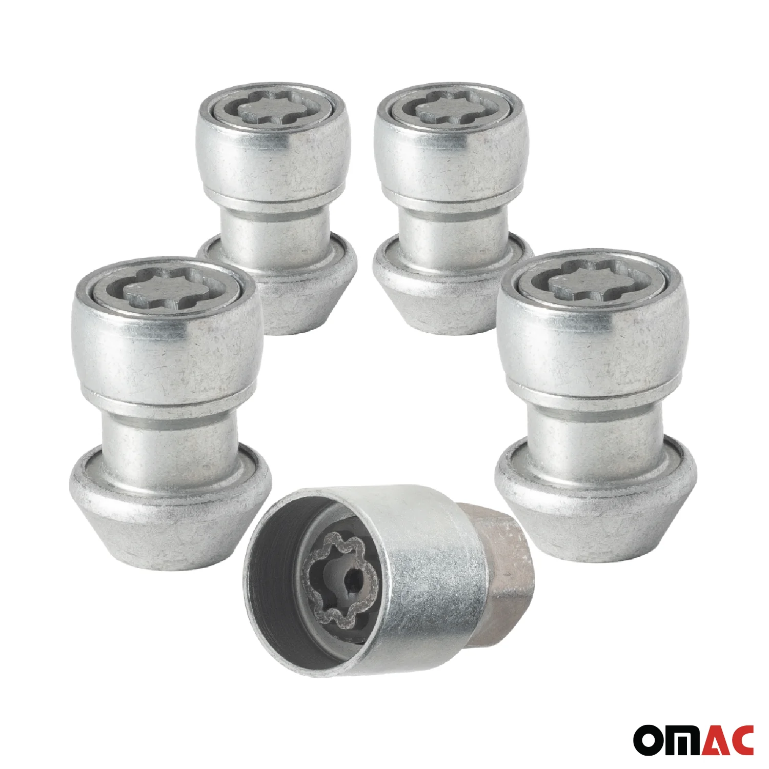 Wheel Lock Kit for Jaguar E-Pace F-Pace I-Pace XE M14X1,5 Silver 4Locks & 1Key - Image 9