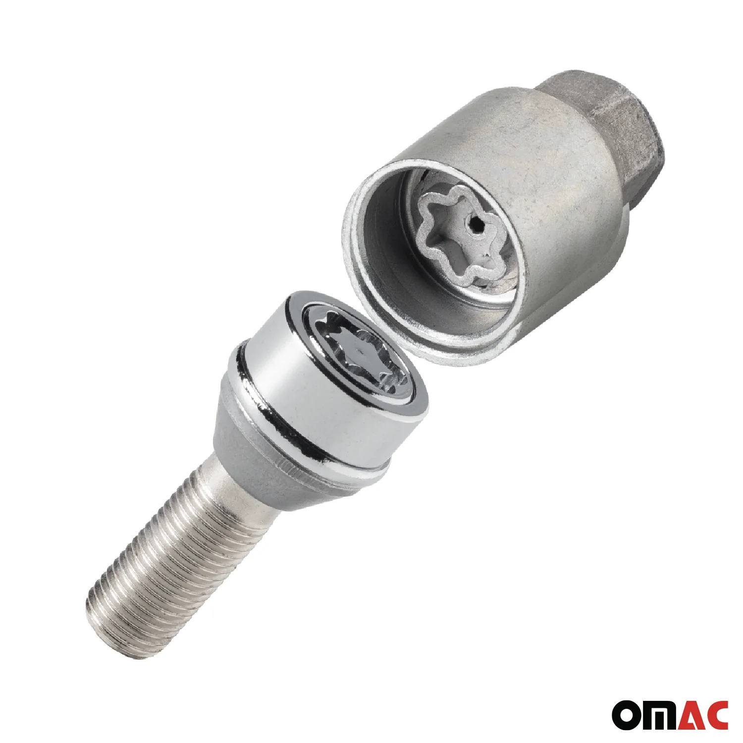 Wheel Lock Kit for Land Rover Range Rover Sport M14X1,5 Silver 4Locks & 1Key - Image 8