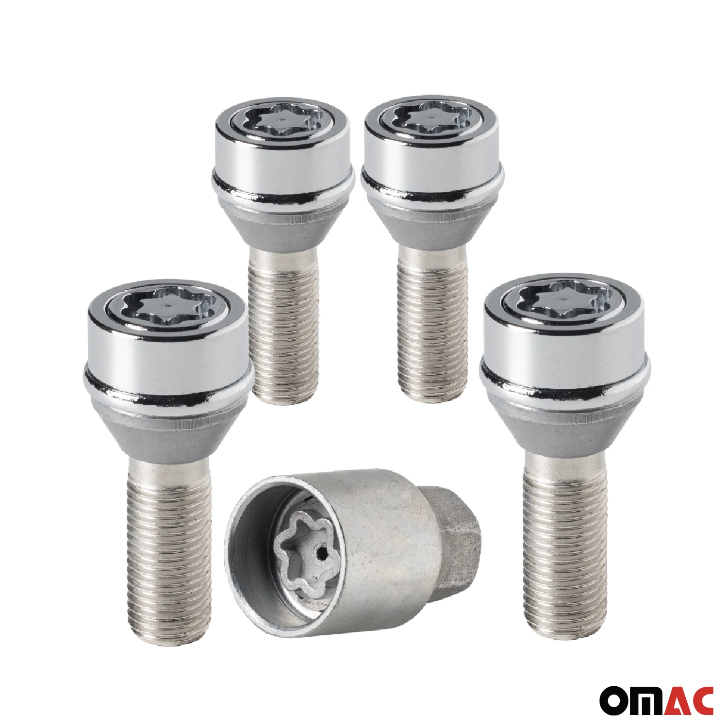 Wheel Lock Kit for Land Rover Range Rover Sport M14X1,5 Silver 4Locks & 1Key - Image 9