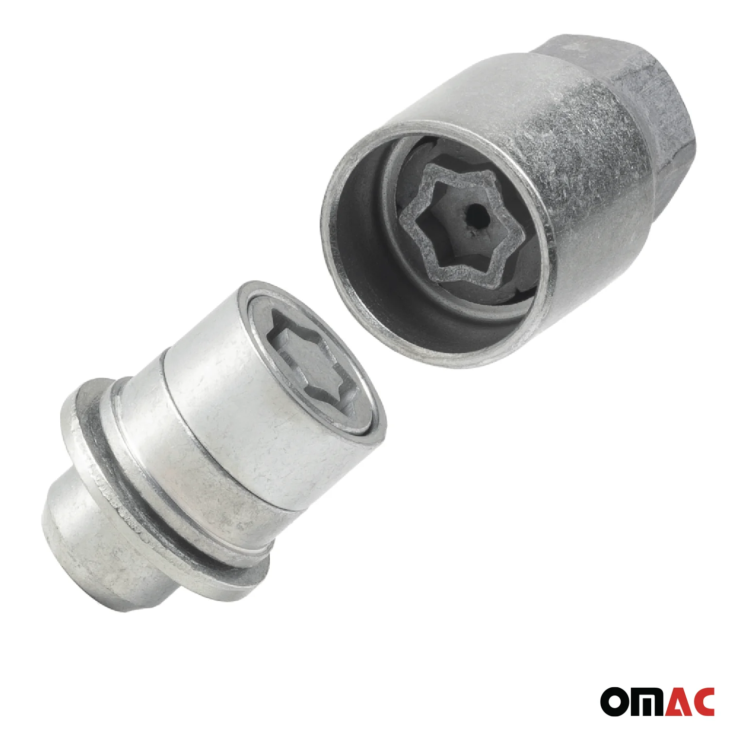 Wheel Lock Kit for Toyota Venza M12X1,5 Nut Galvanized Silver 4Locks & 1Key - Image 8