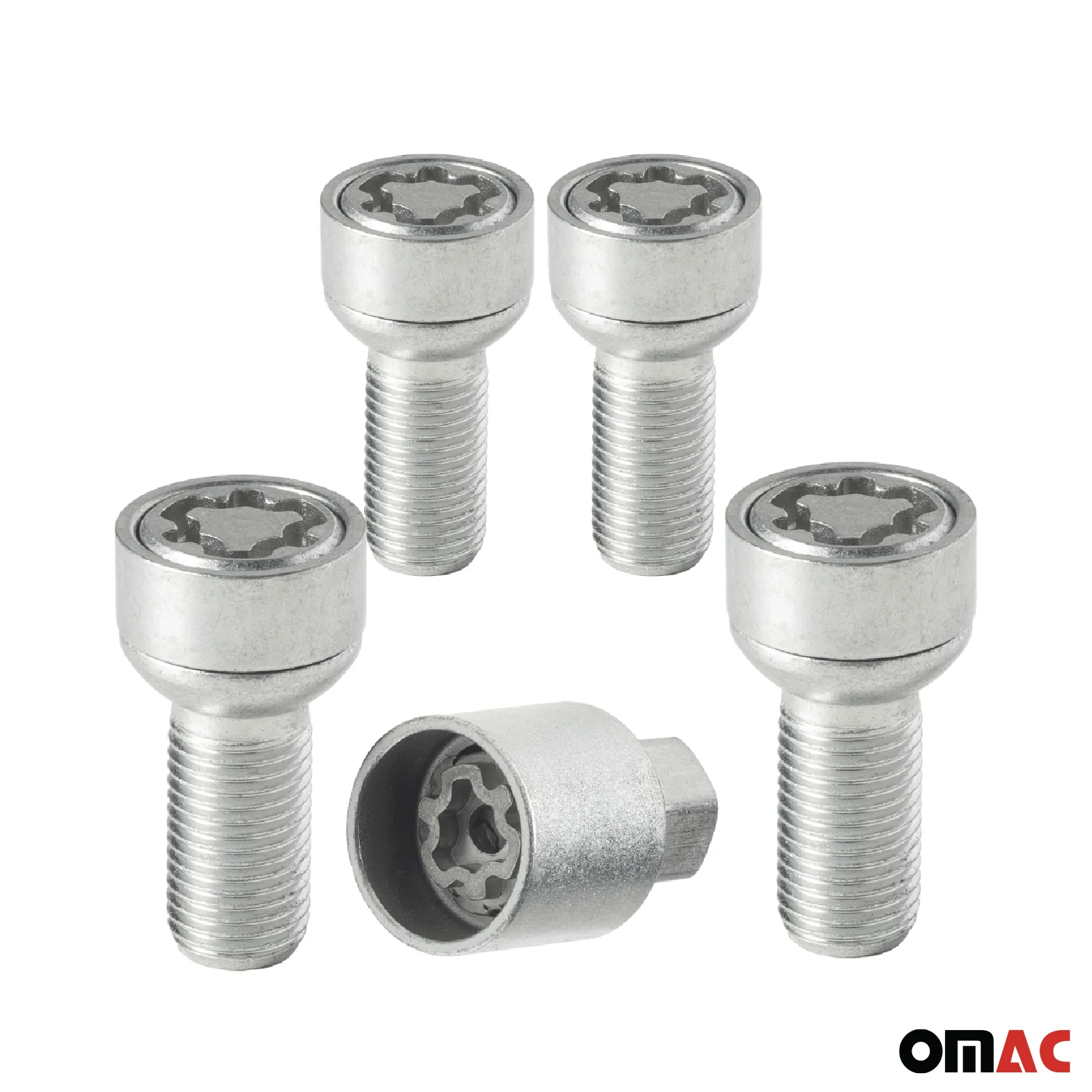 Wheel Lock Kit for Volvo XC40 M14X1,5 Bolt Galvanized Silver 4Locks & 1Key - Image 9