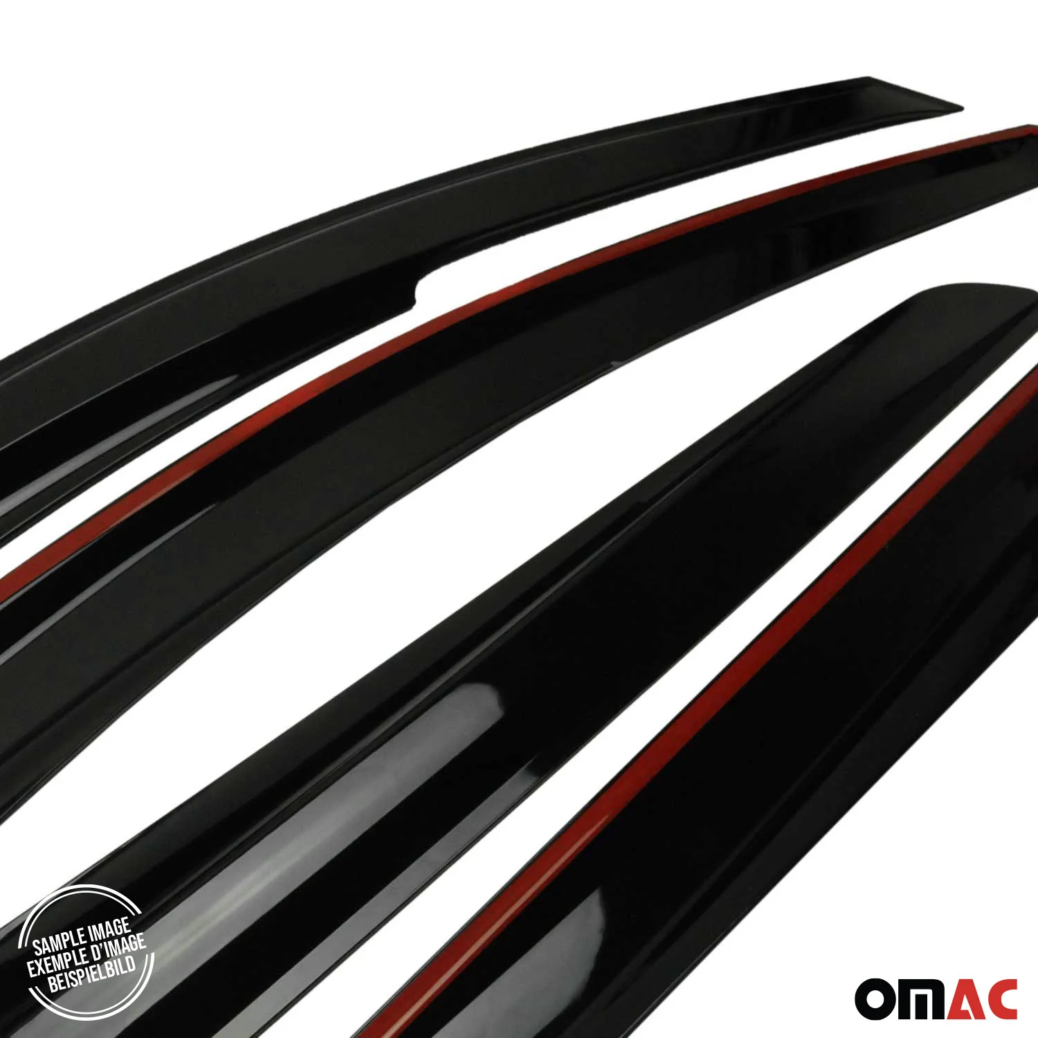 2016-2021 Hyundai Tucson Window Visor Vent Rain Deflector 4Pcs Smoke - Image 12