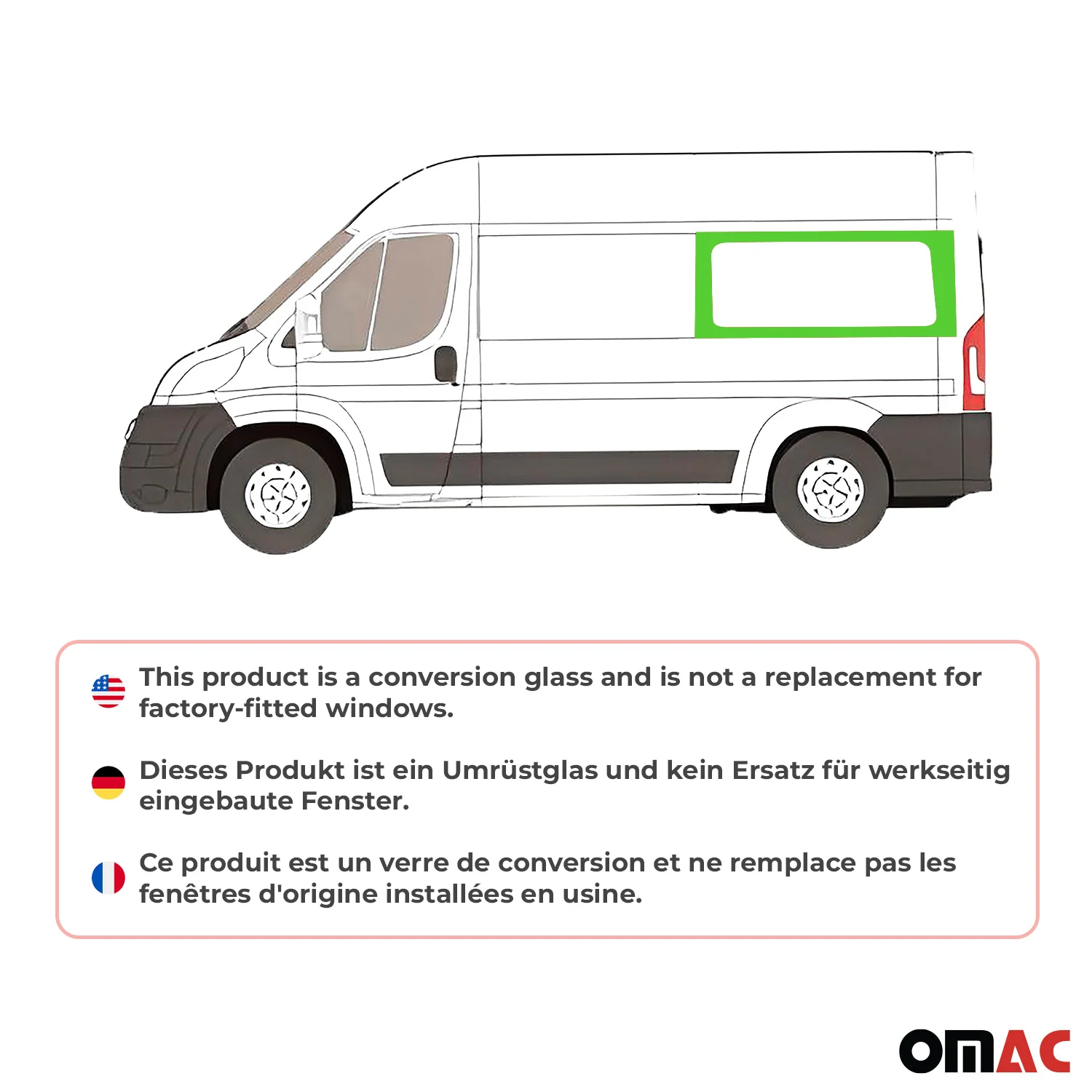 2014-2026 RAM ProMaster Window Glass - Image 2