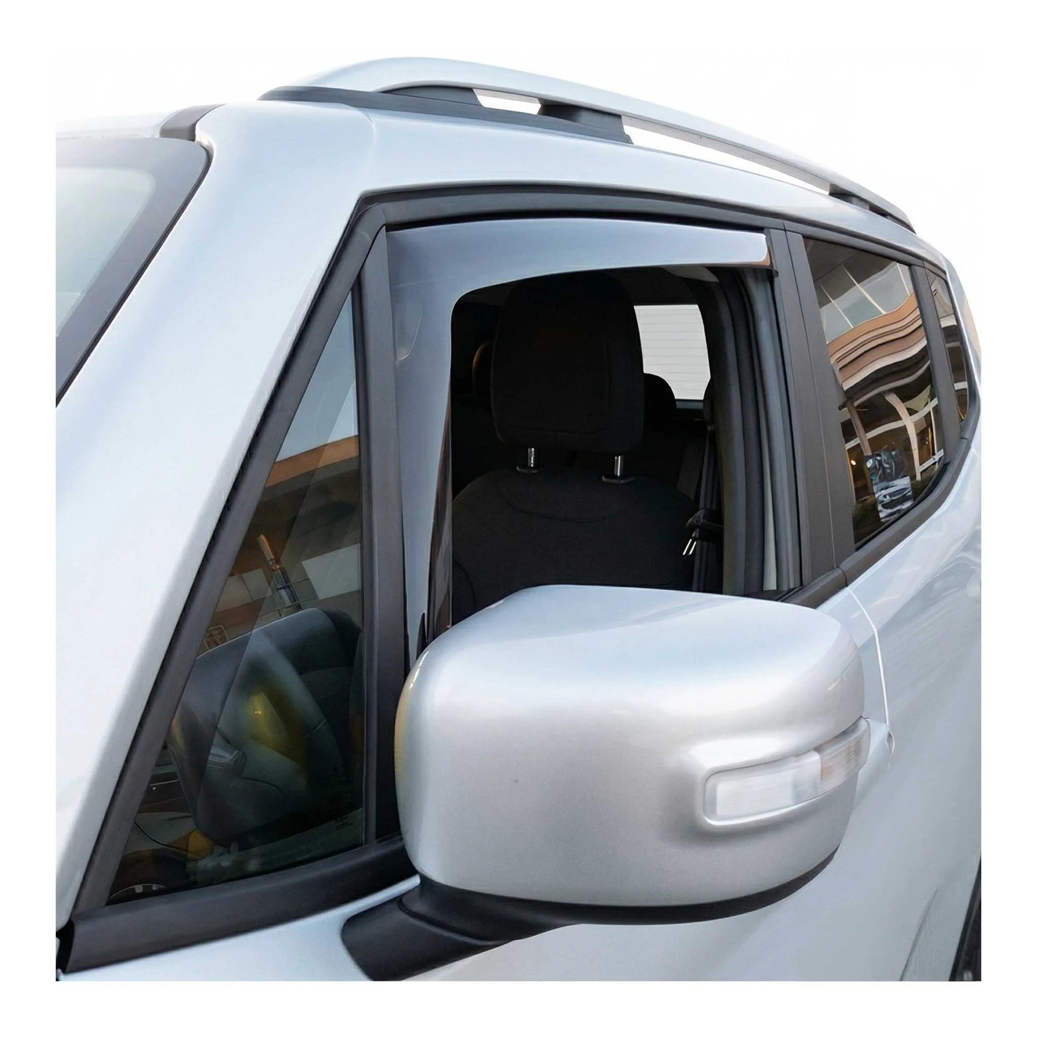 2008-2015 Land Rover LR2 Window Visor Vent Rain Deflector 2Pcs Smoke