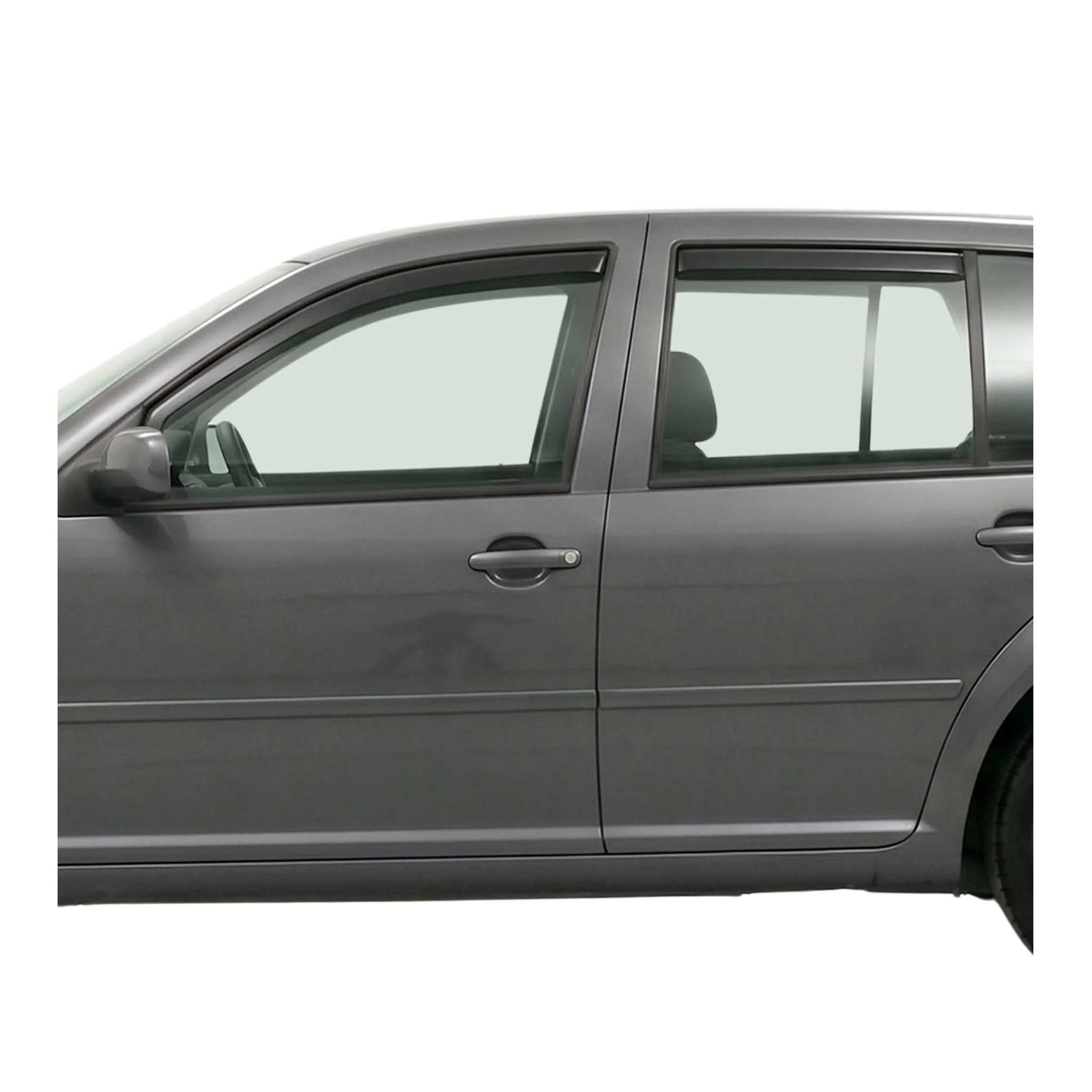 2006-2009 Volkswagen Rabbit Window Visor Vent Rain Deflector 4Pcs Smoke