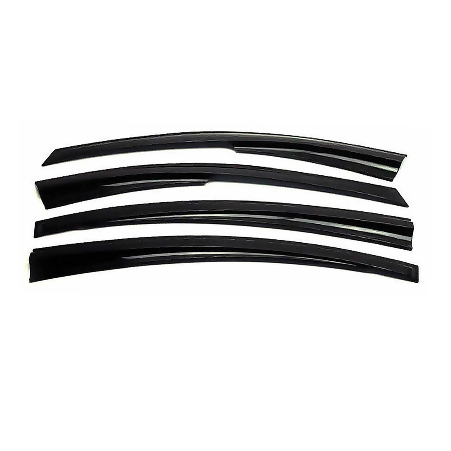 2019-2026 Toyota Corolla Sedan Window Visor Vent Rain Deflector 4Pcs Smoke - Image 2