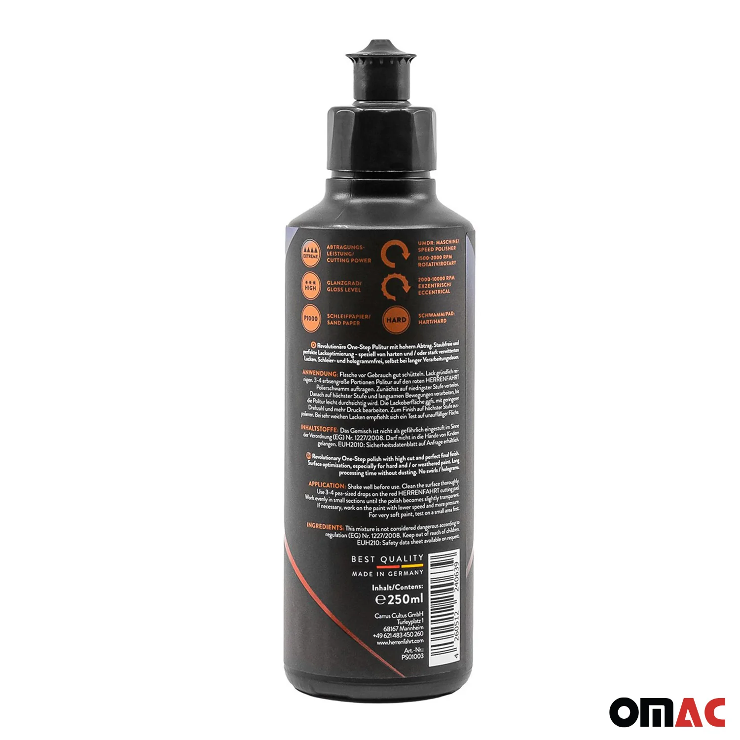 Xcut 2000 Medium One Step Polish High Gloss Polishing Car Care Buffing Polisher - Image 6